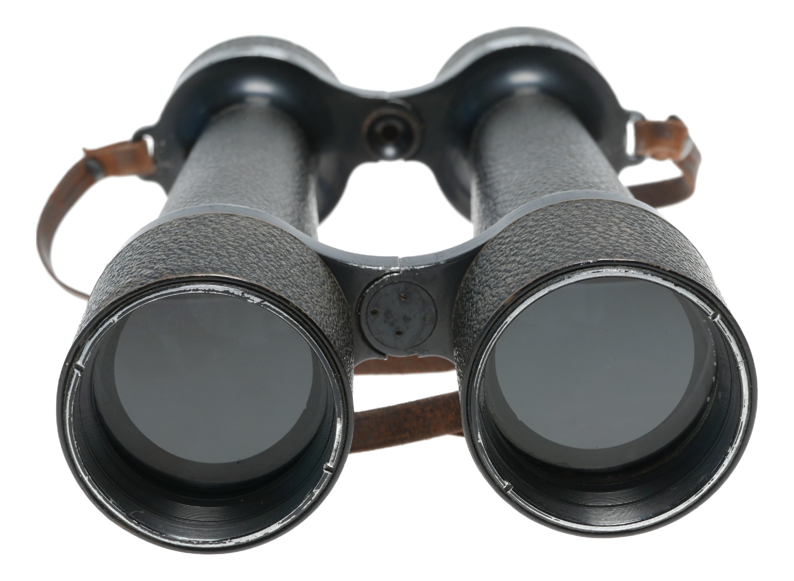 WWI Carl Zeiss Jena Delfort Binoculars 18×50 Original Leather Strap cased