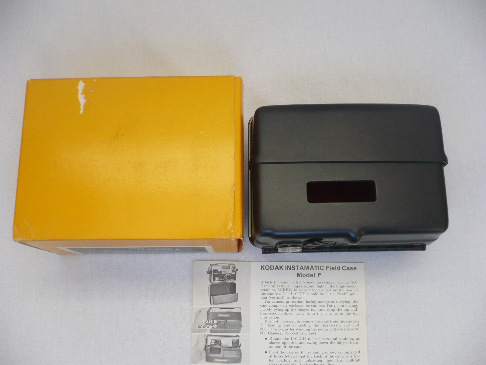 Vintage Kodak Instamatic Field Case Model F in Box Never Used