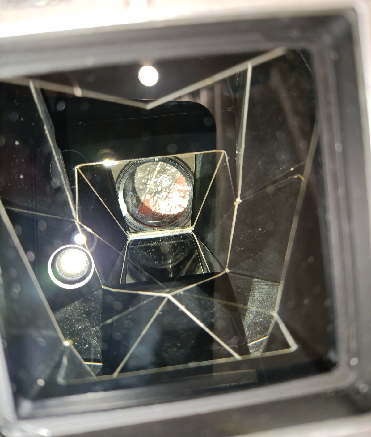 Vtg rare USSR prismatic viewfinder for cameras Salut-S Kyiv-88 type Hasselblad