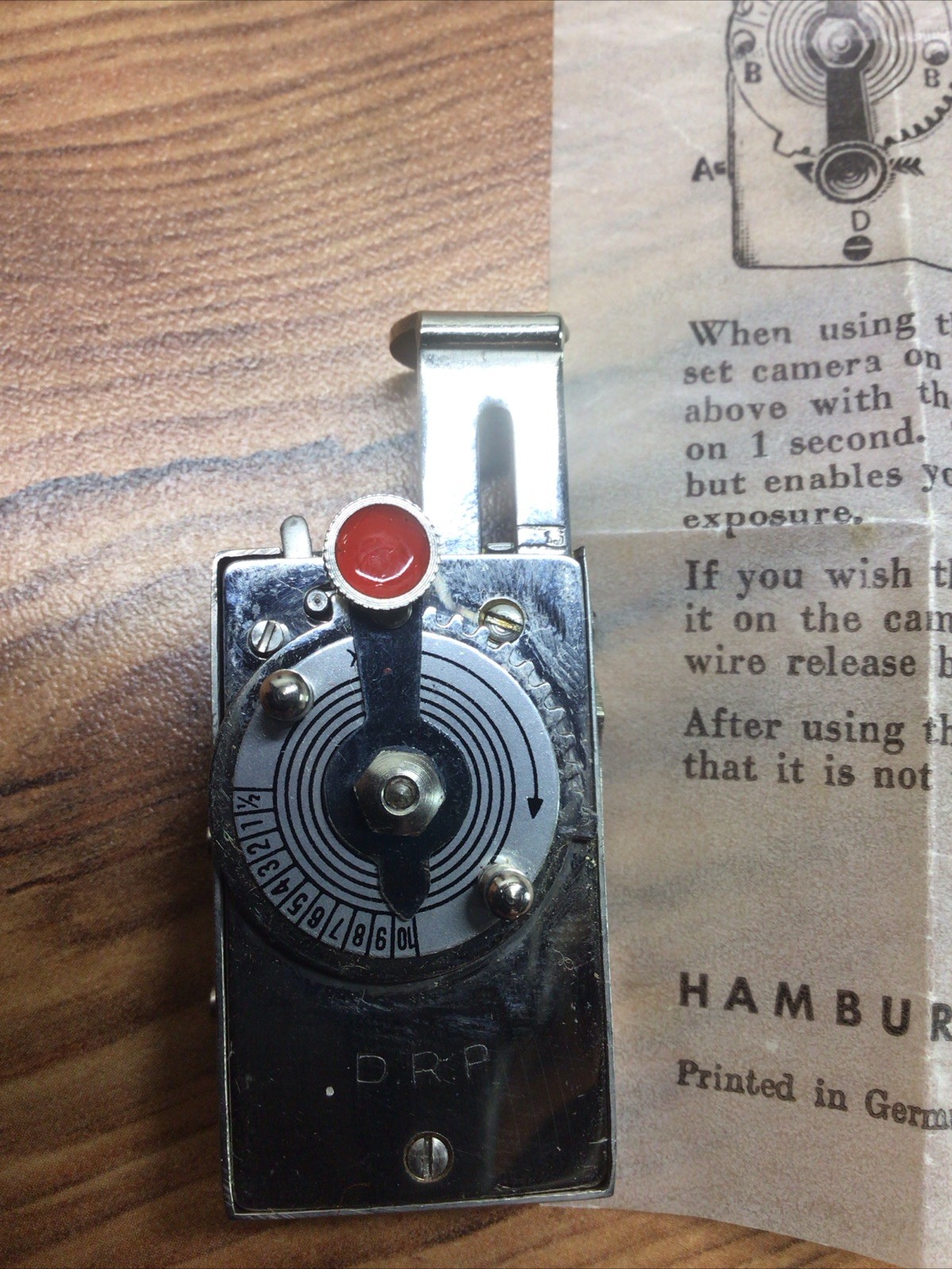Vintage Haka Autoknips II Mechanical Self Timer D.R.P. Made in Germany