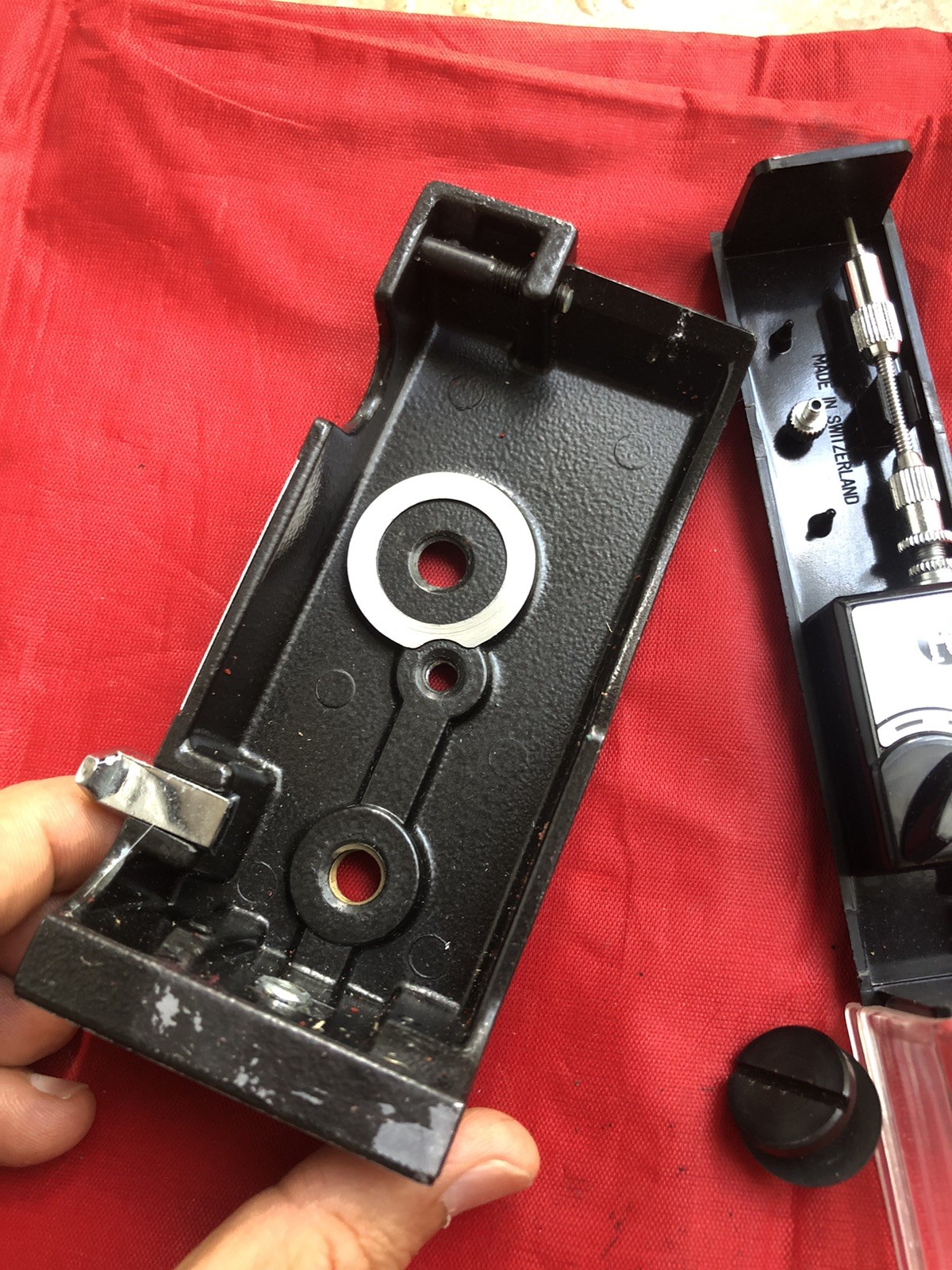 Bolex Base plate And Shutter Release For Bolex H16 Reflex Non Reflex cameras