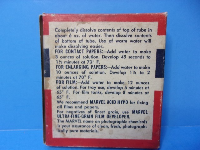 Antique Lot of 4 Boxes of Developing Powders Glass Tubes Photography Supplies
