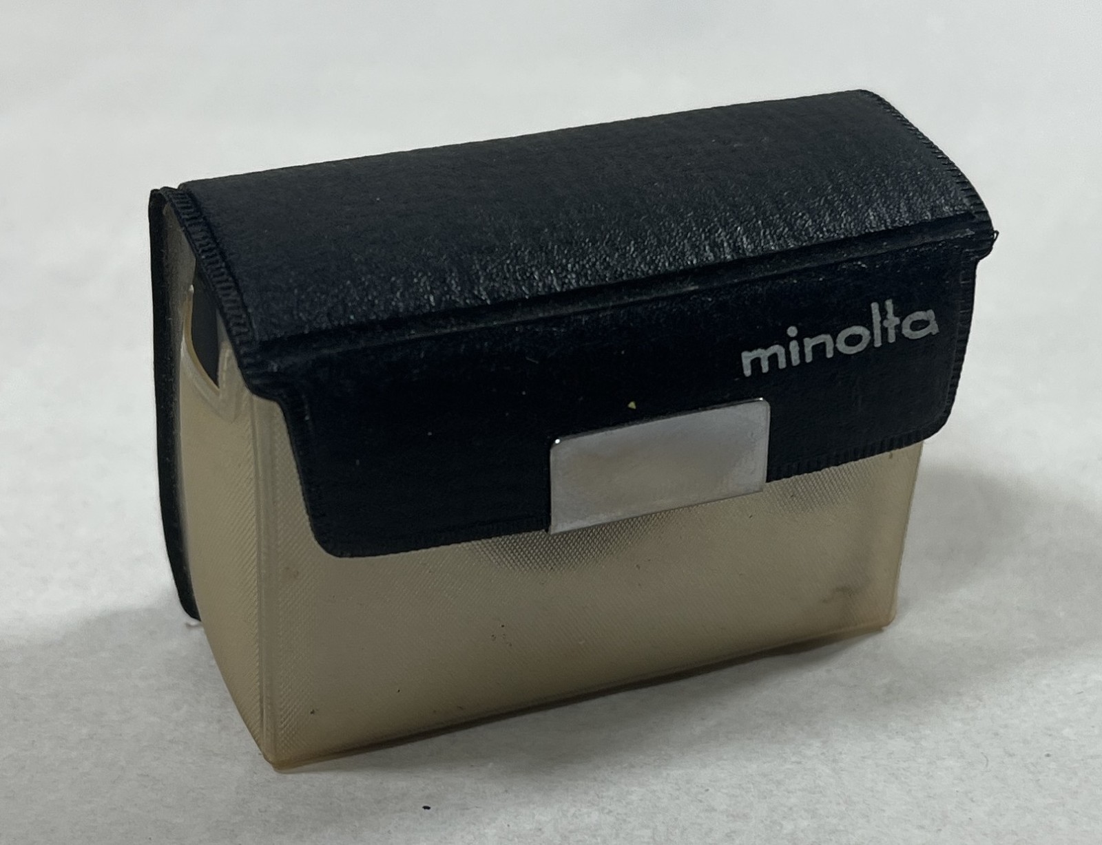 Minolta MG-S Cube Gun Flash For Minolta 16MG-S Camera – With Case