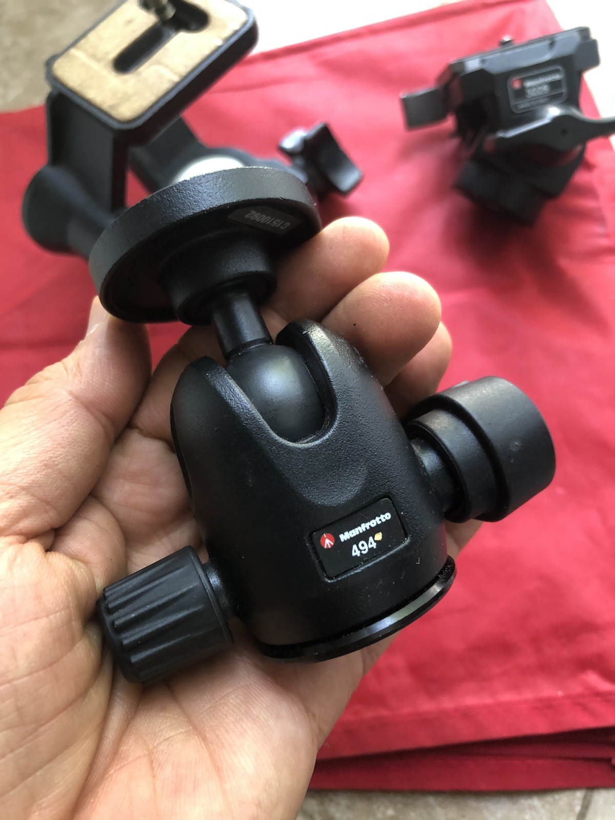Manfrotto 494 ,3229 Snd More Tripod head Lot