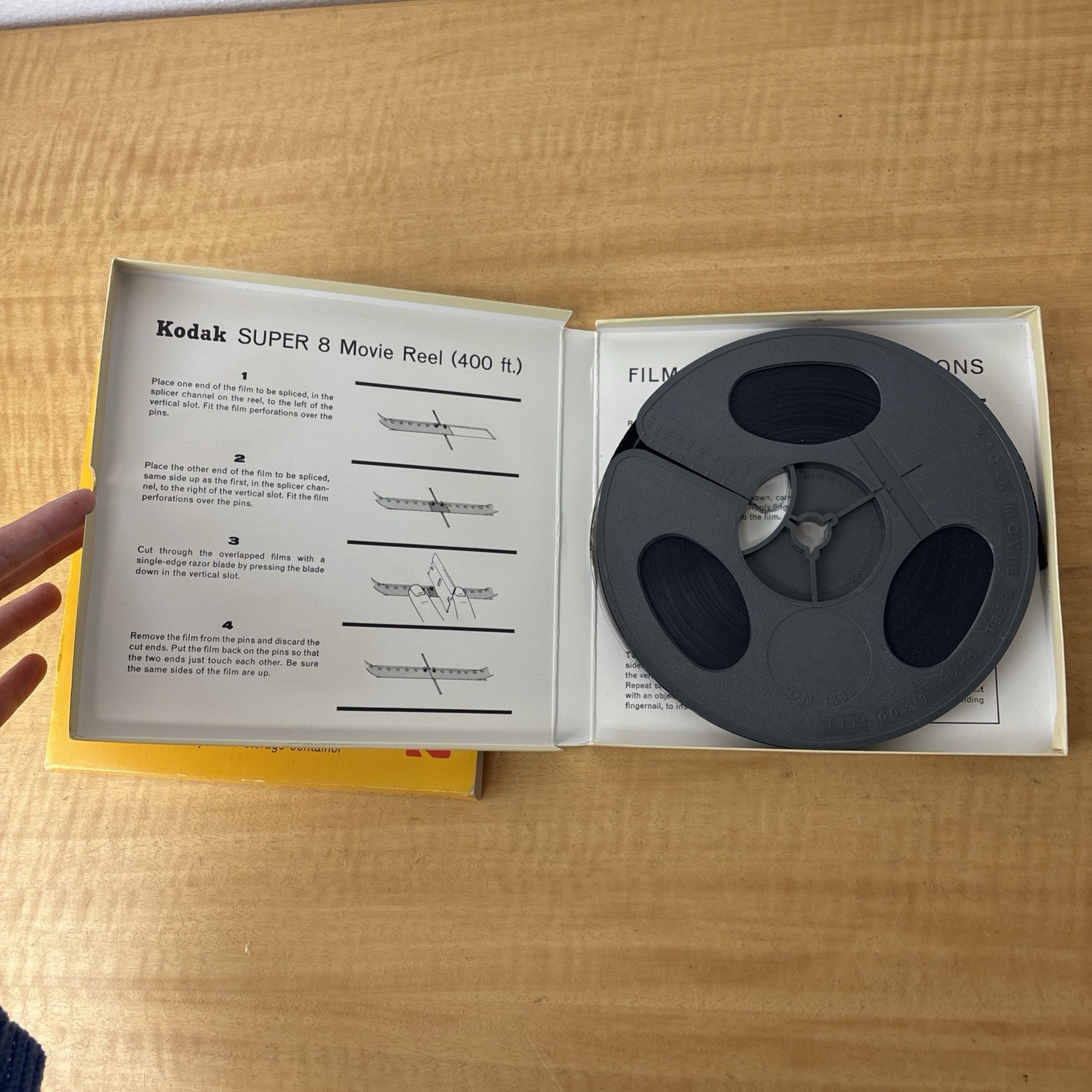 Kodak Vintage NOS Movie Reel Super 8 400ft No. D540