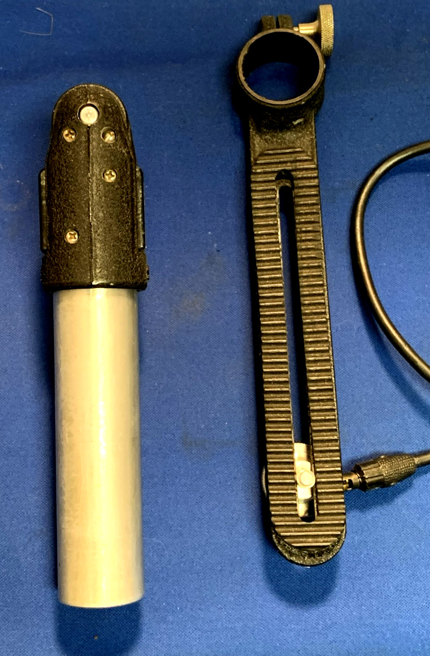 VINTAGE HEILAND FLASH HANDLE FOR MAKING LIGHT SABER LIGHTSABER HILT W/BRACKET