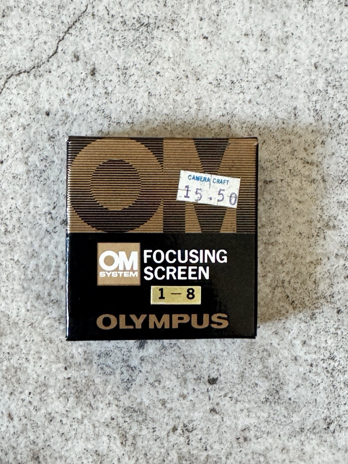 Vintage Olympus OM System Focusing Screen 1-8 with Case Tool Instructions Camera
