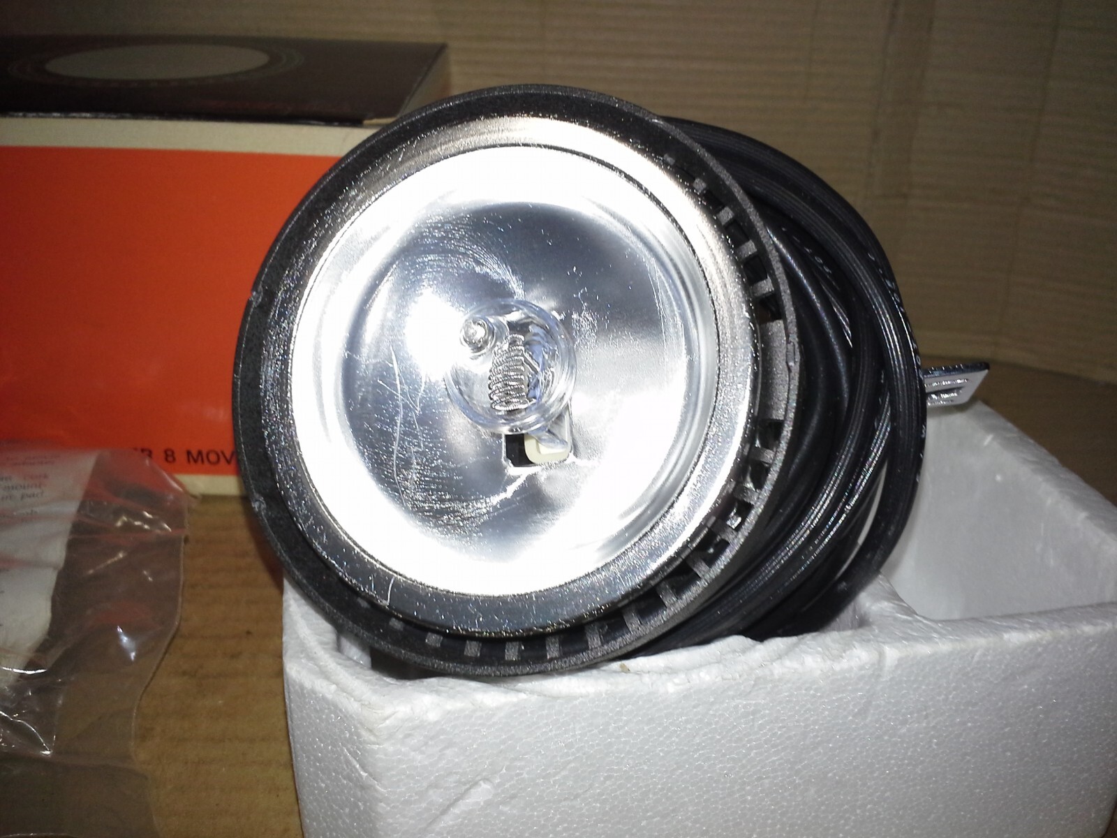 VTG Atlas Warner Fireball Super 8 650 Watt Quartz Lamp Movie Light Working, VGC