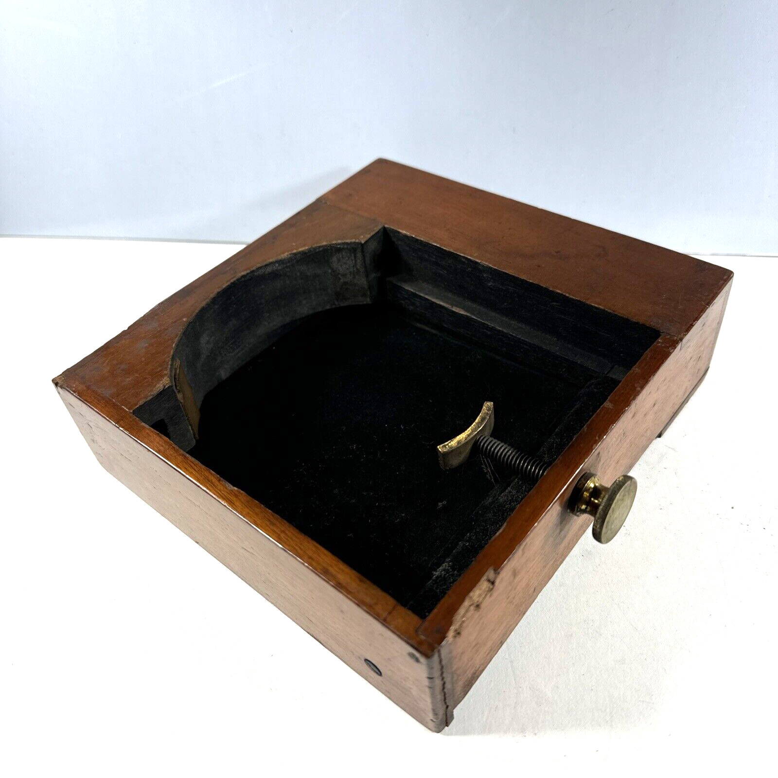4.5in Cadett’s Patent Wooden Air Shutter Marion Co for Brass or Barrel Lens RARE