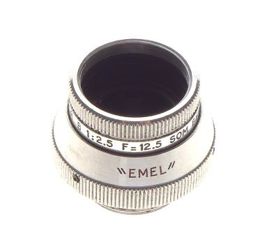Som berthiot cinor b 1:2.5 f=12.5 emel movie camera d-mount lens w/cap