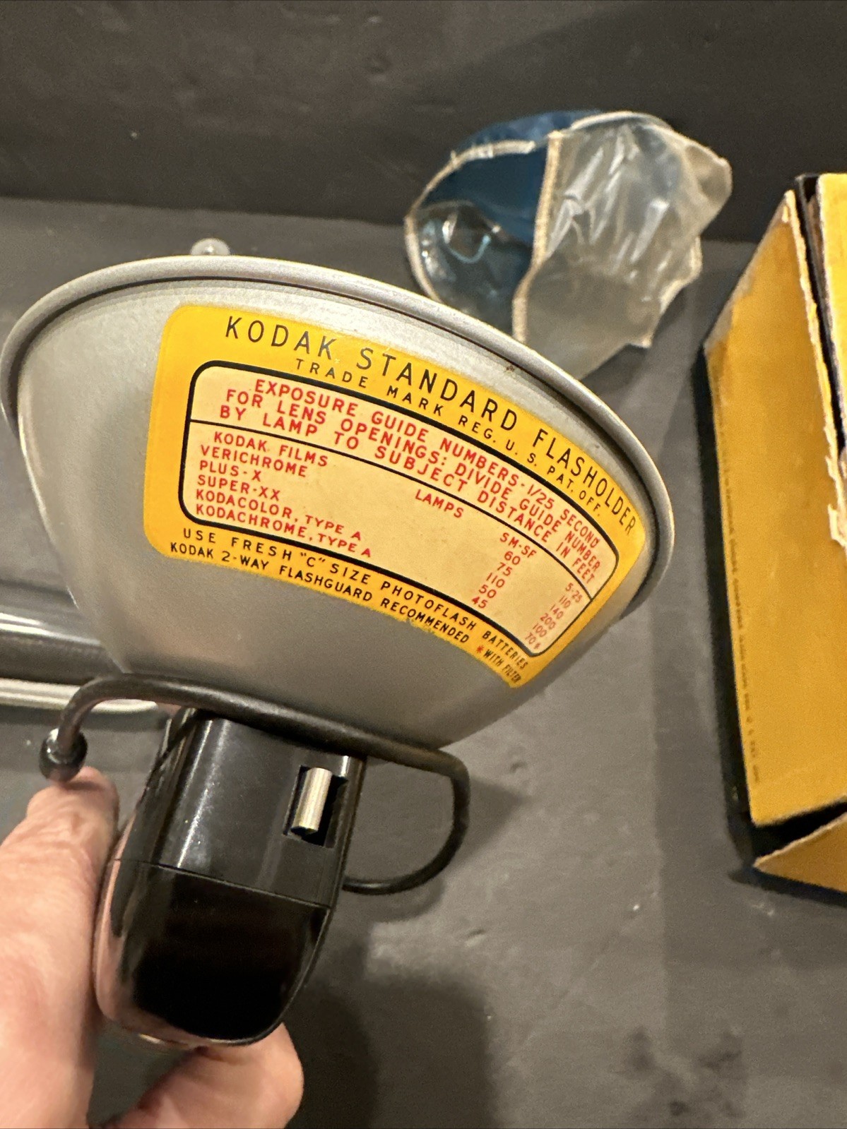 VINTAGE Kodak Standard Flasholder With Original Box Sell As Pictured #R37