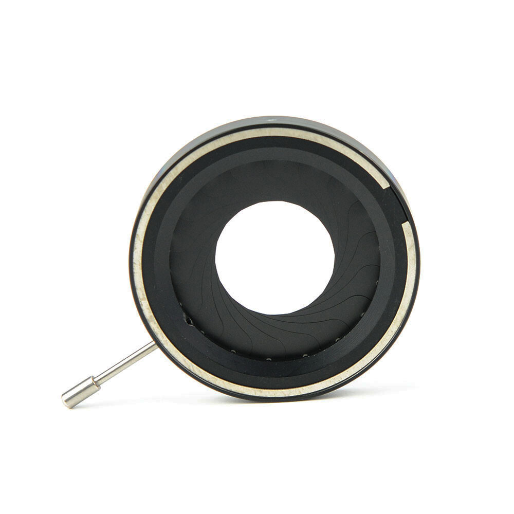 1PC Adjustable Zoom Iris Diaphragm Aperture Condenser 2.5-42mm with 18pcs Blades