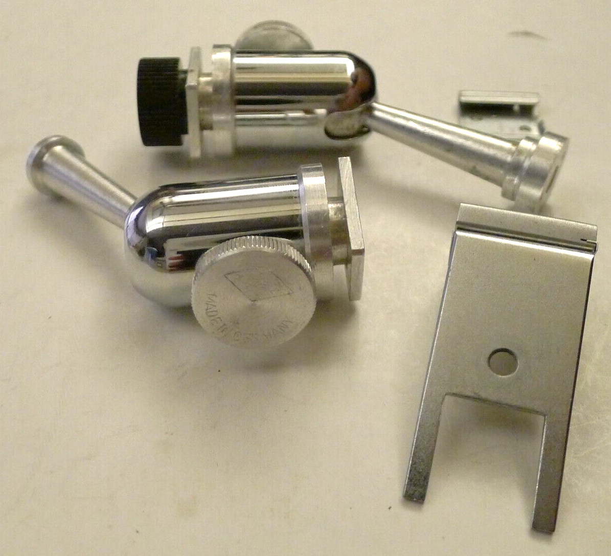 2 PRAZISION Ball Head Cold Shoe Mount For Flash Extension – Made In Germany