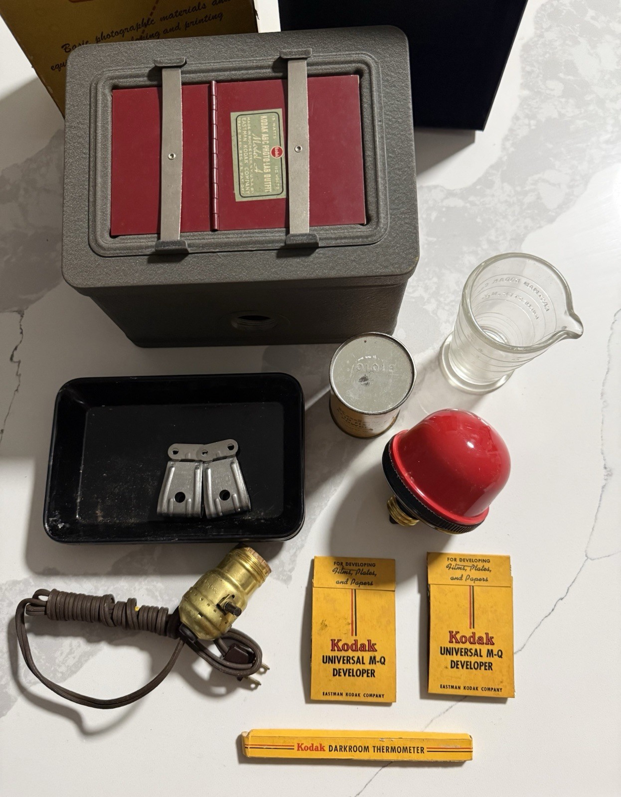 Vintage Kodak ABC Photo Lab Outfit Model A Darkroom Kit w/ Box