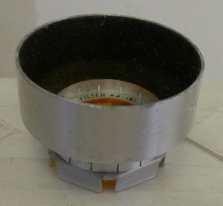 Polaroid Lens Shade No 545 31.5mm Metal With 4 Filters & 3 Close-Up Lenses -Vtg