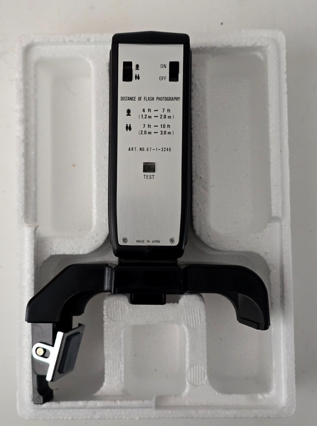 (NEW) RARE Montgomery Ward Electronic Flash EF2 For Kodak Handle Instant Camera