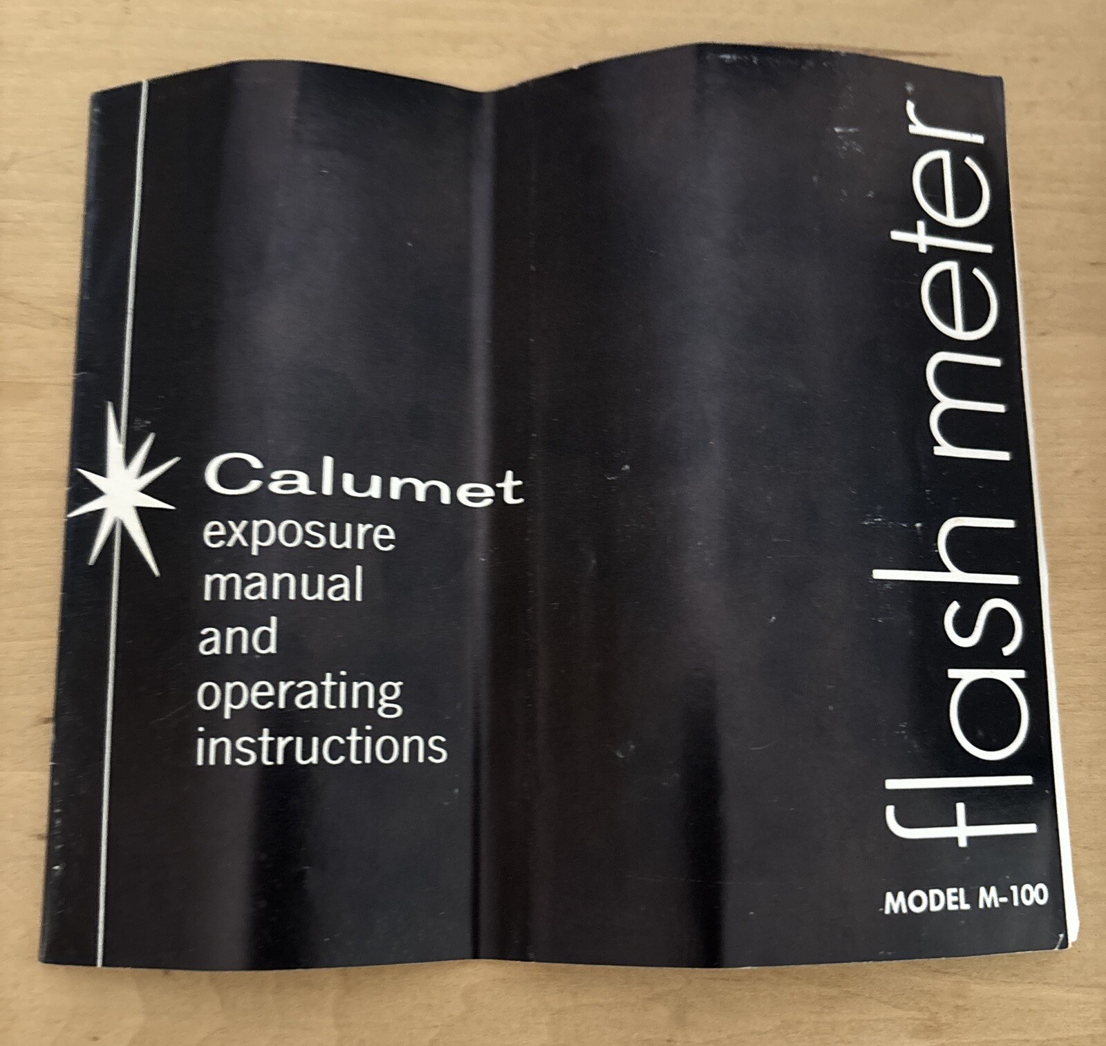 Vintage Calumet Flash Light Meter M-100 Original Box Cords Instructions