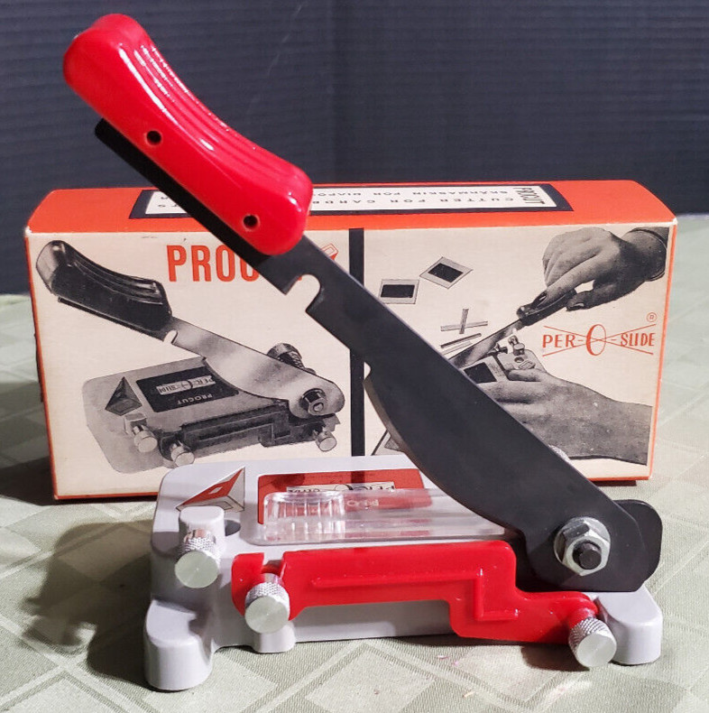 Vintage Photography Processing PerOSlide Procut 2 x 2 Cardboard Cutter Slicer