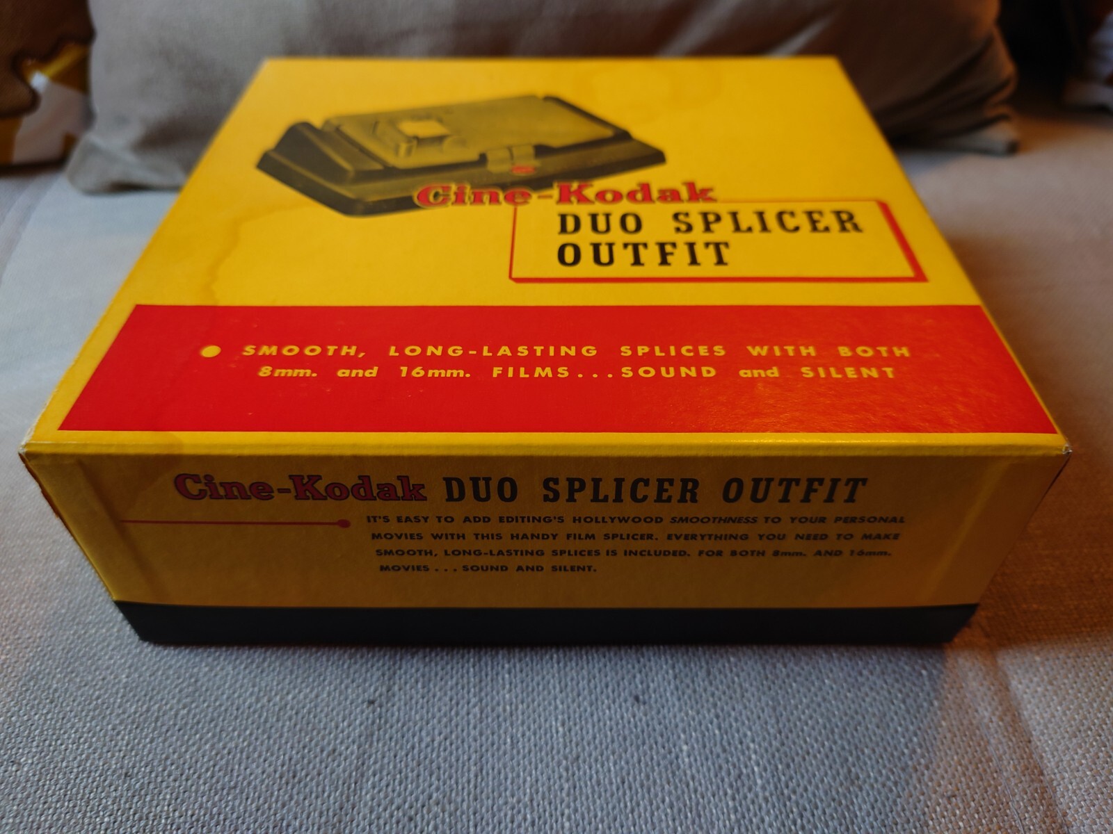 Vintage Cine-Kodak Duo Splicer Outfit, 8mm & 16mm, In Original Box Package Retro