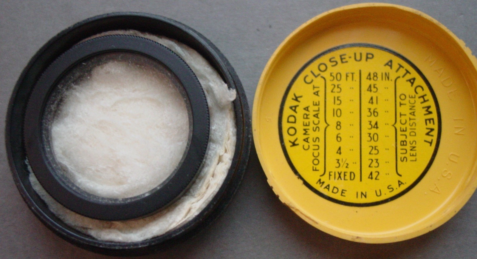 Vintage KODAK Lens Filter Can Mixed Lot Old School Photography Art Parts Supply