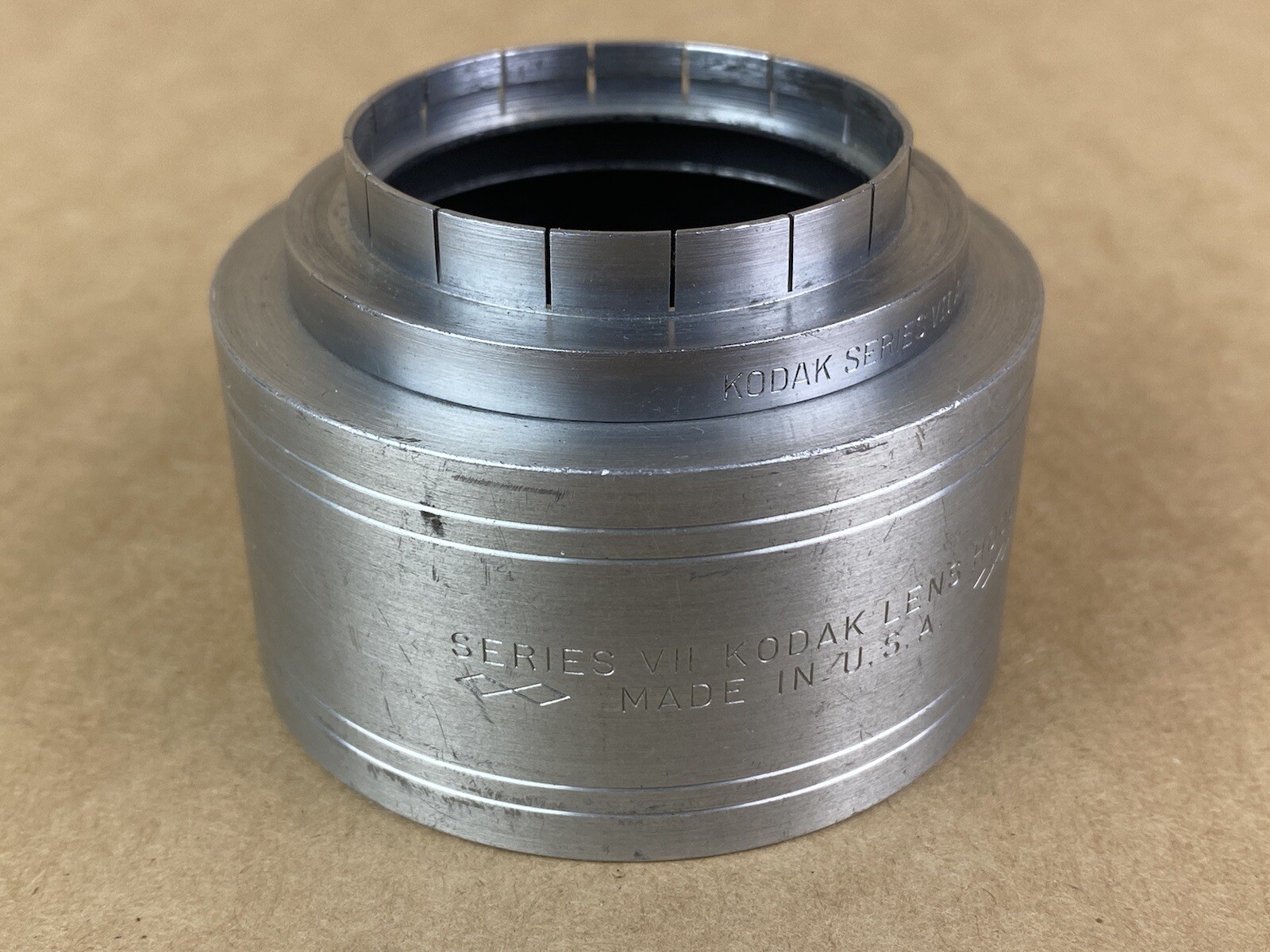 Kodak Series VII Metal Lens Hood W/ Adapter Ring 1 3/4 44.5mm