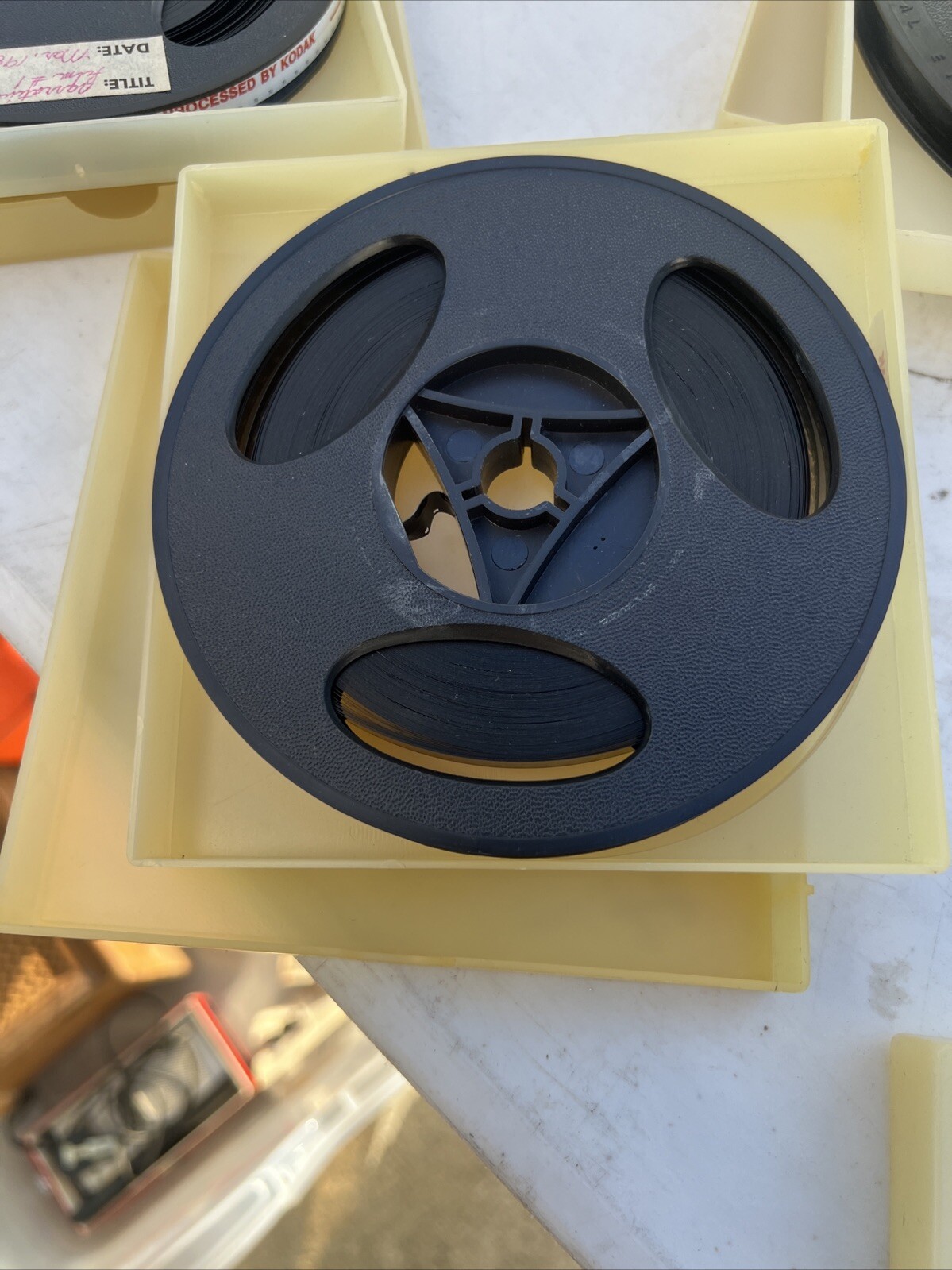 Lot of 5 Baia 8 mm Plastic Dual 8 (Two Hundred-four ) Take Up Reels