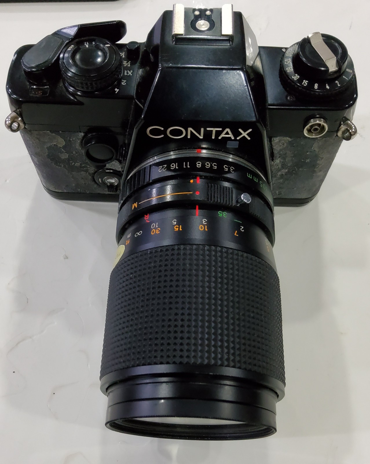 Vintage Contax 139 Quartz With Yashica Lens 35-105mm 1:3.5-4.5