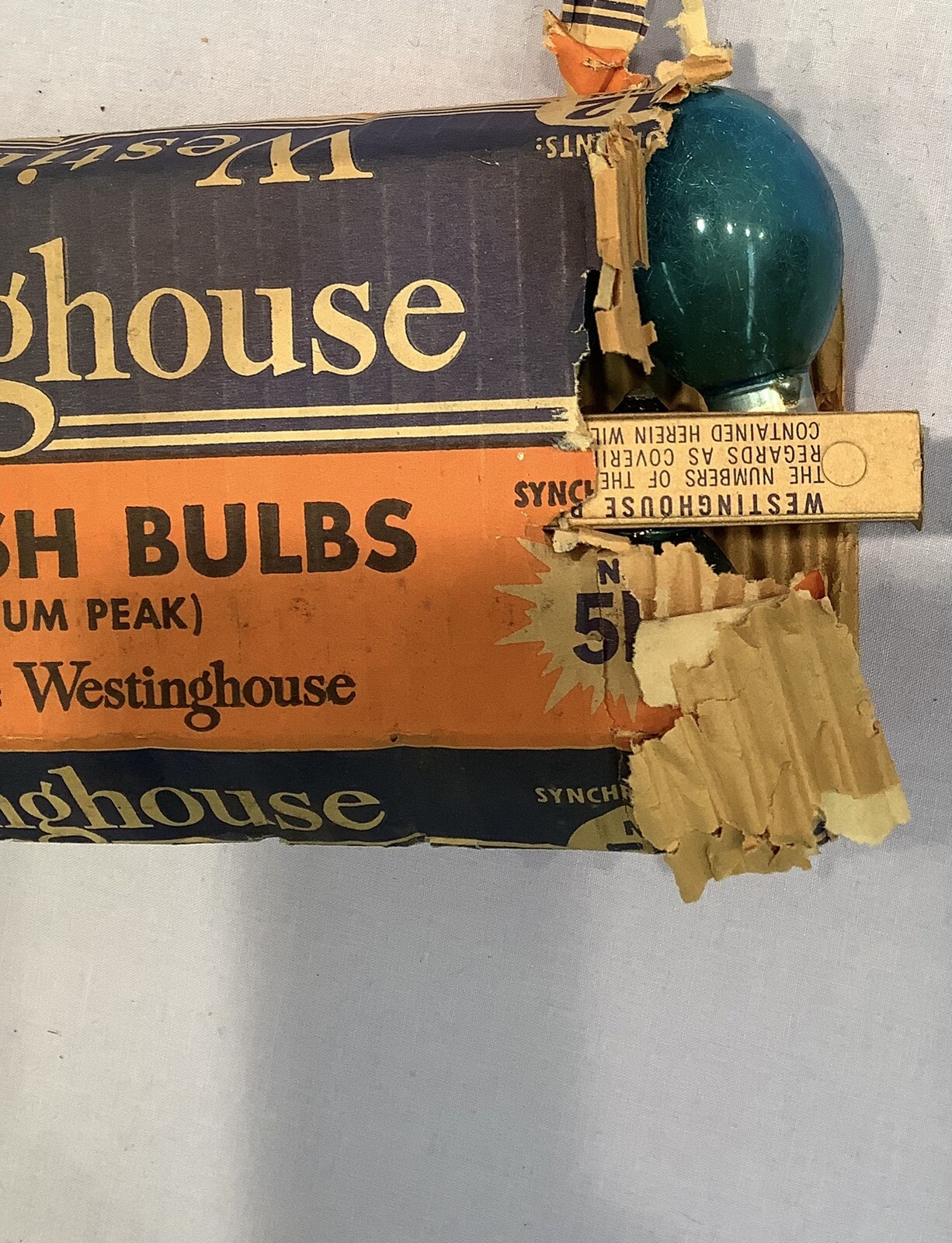 12 Vintage Westinghouse Flash Photo flash Bulbs 5B New Old Stock UNUSED