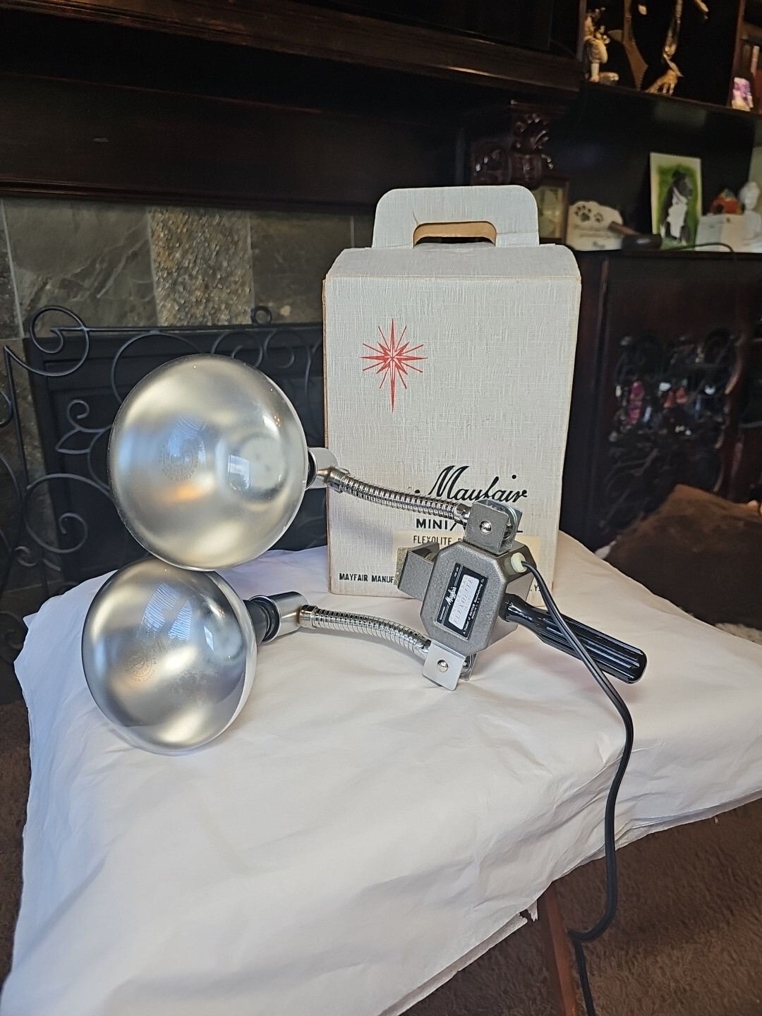 Vintage Mayfair Mini Flexolite Deluxe Lights Working!