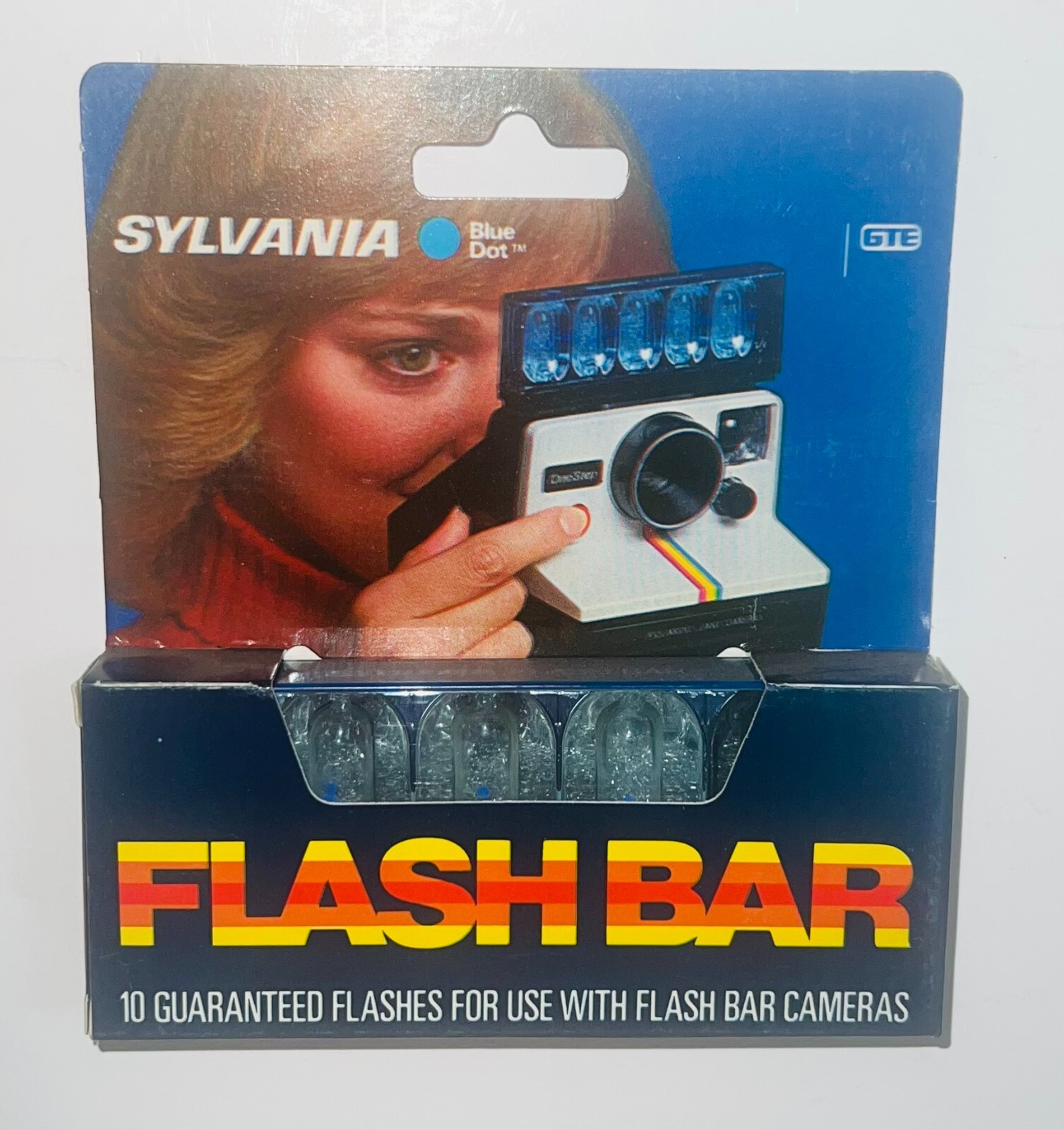 Vintage Sealed Sylvania Flash Bar Blue Dot GTE Brand New NOS