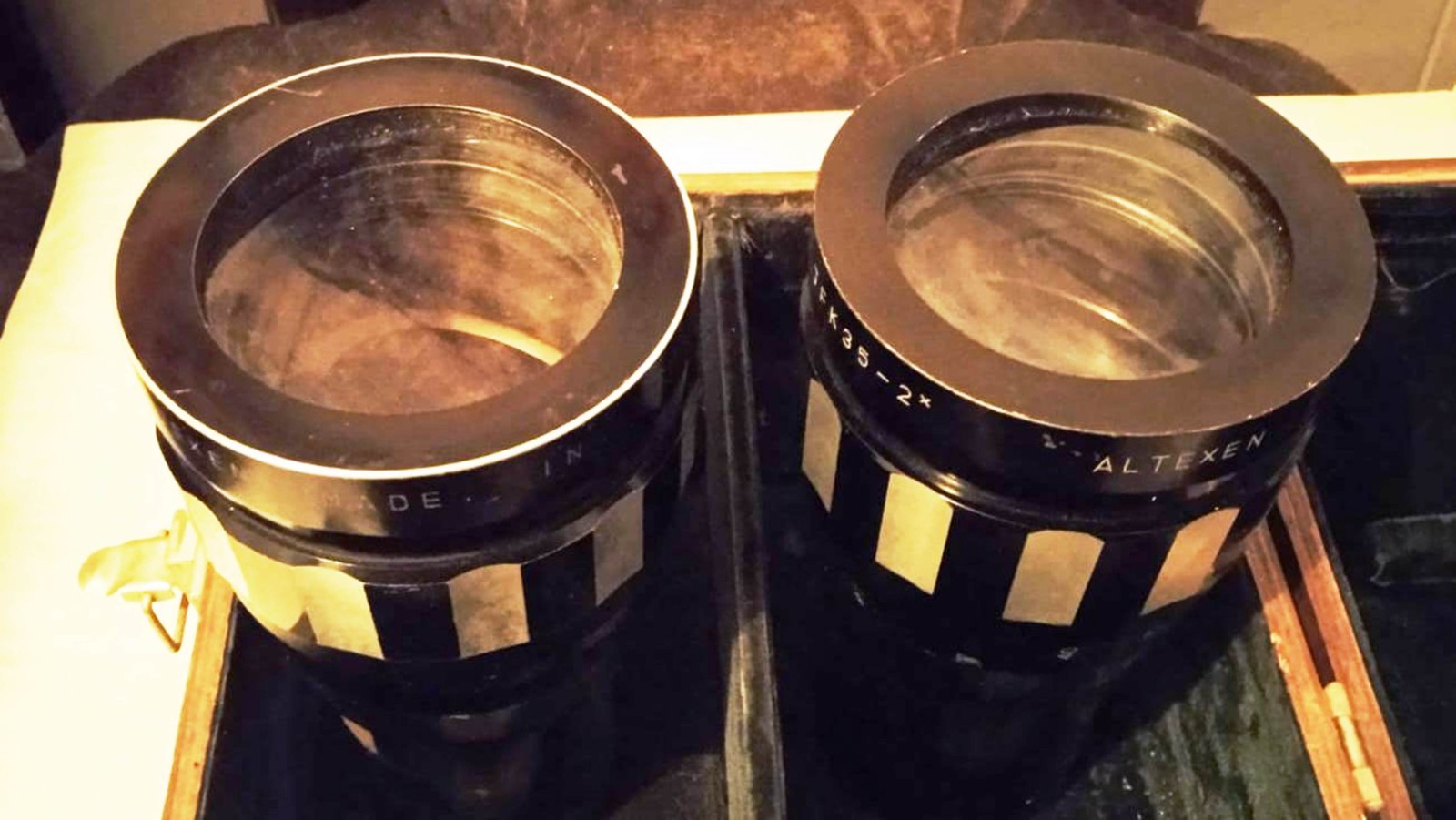 camera Lens ALTEXEN JFK 35 2x china Anamorphic Cinemascope box of couple rare