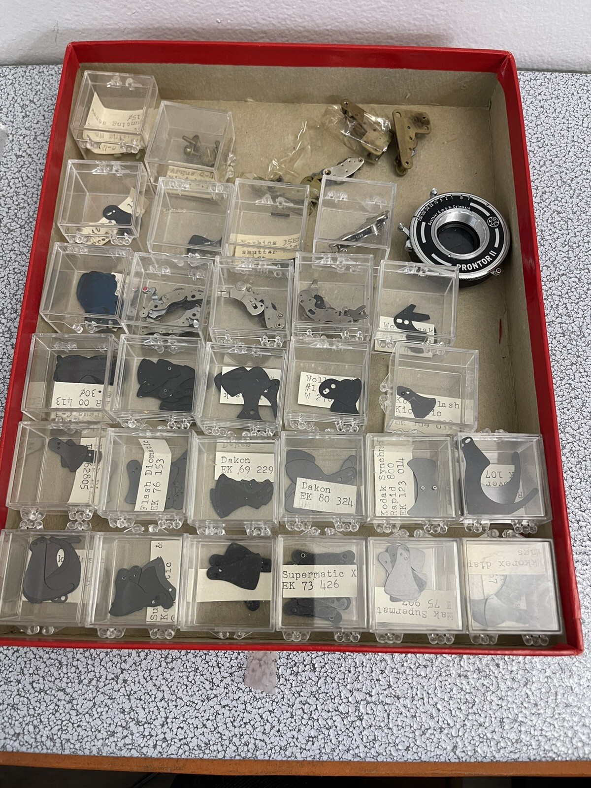 Lot Kodak Wollensak Argus Dakon Shutter Blades & Parts New Old Stock