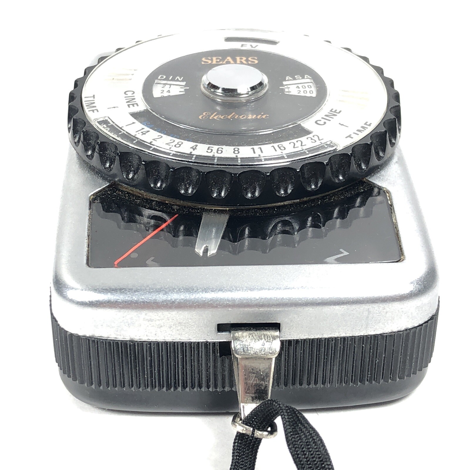 Vintage Sears Camera Photography Electronic Light Meter w/ Leather Case Rare