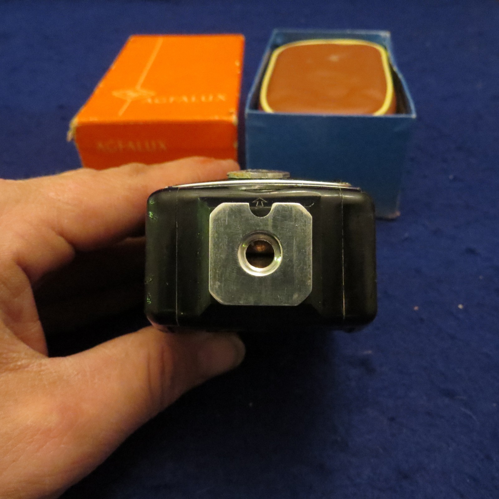 Agfalux AGFA Camera Werk Flash AG Munchen Germany Camera Flash w/ case PLZ READ