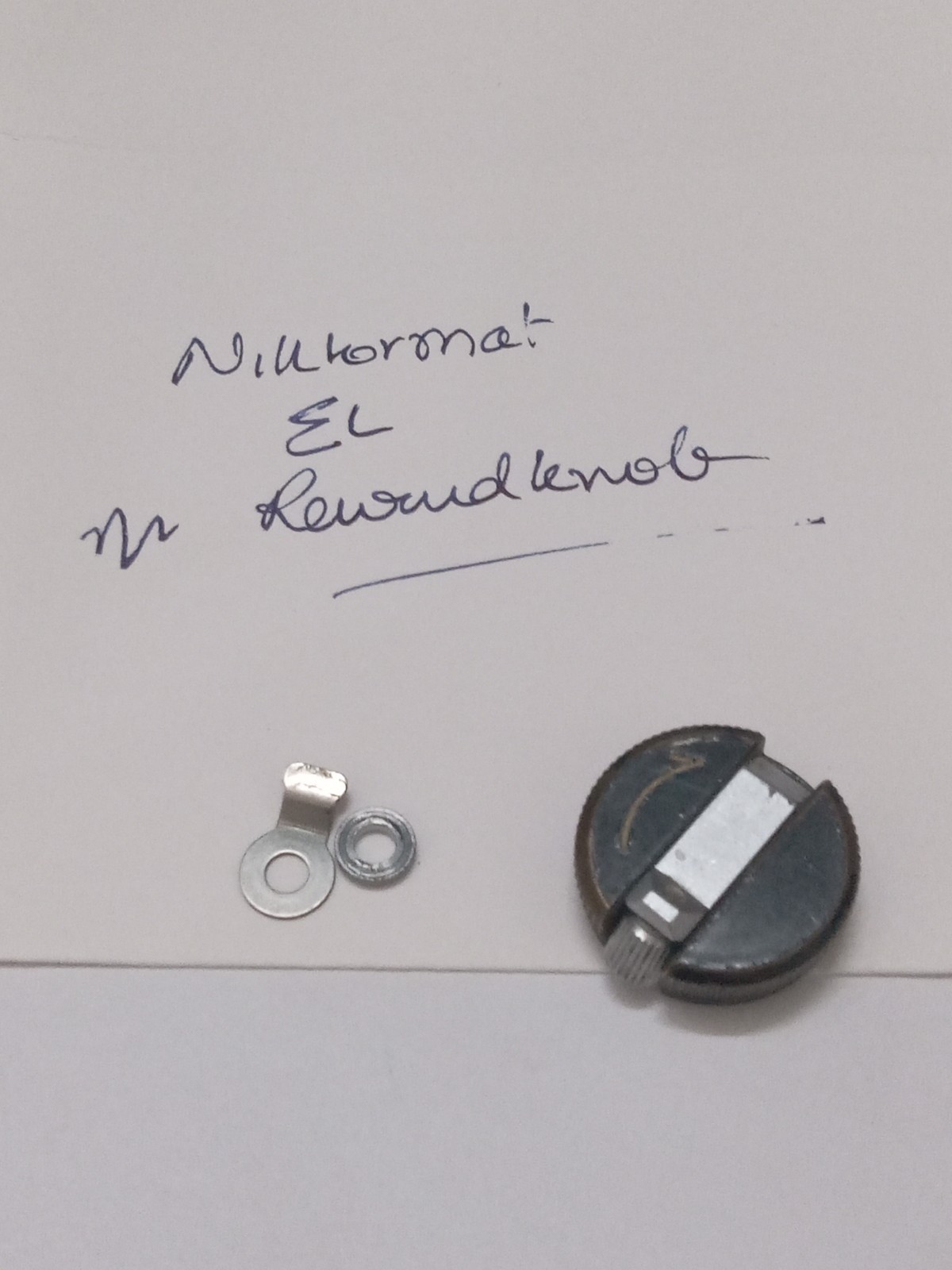 Rewind Knob For Black Nikkormat EL/ Nikomat EL Film SLR Camera Used Spare Part