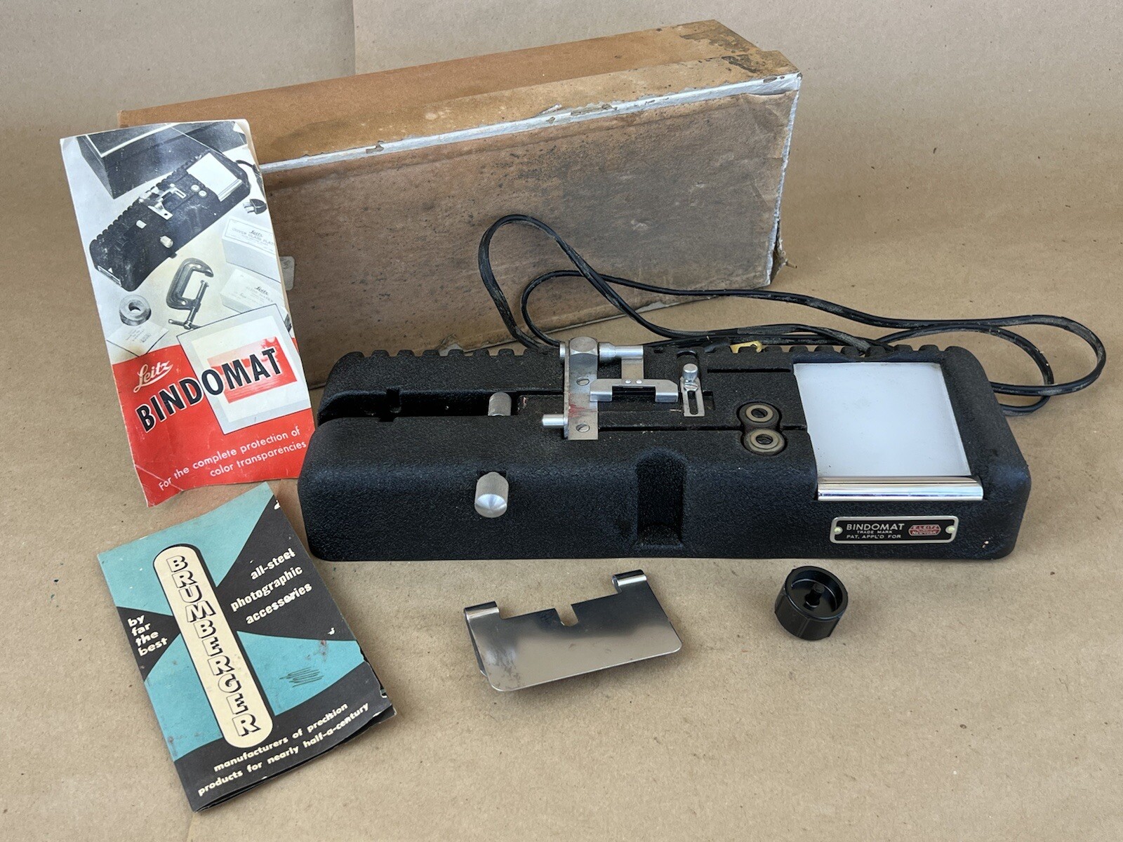 Leica Leitz Bindomat Slide Binder W/ Box – Vintage 1949