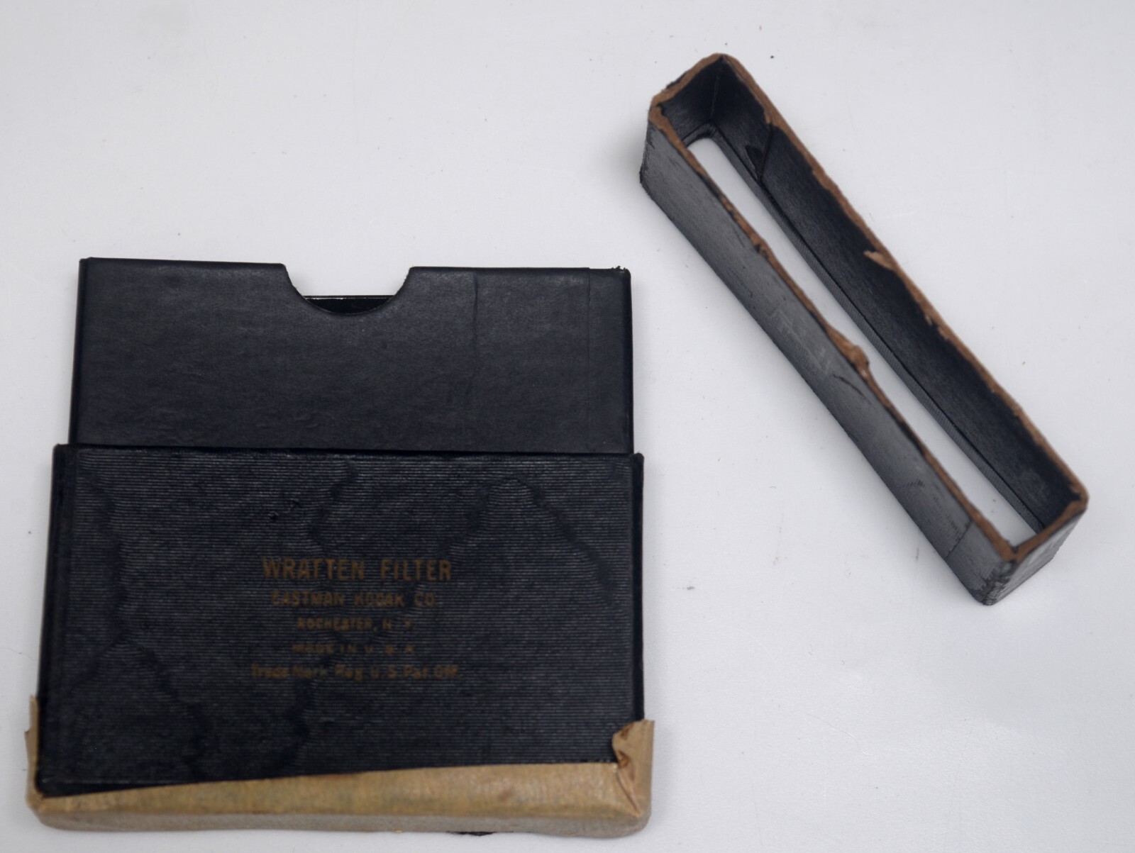 Kodak C #49 BLUE 3in/7.6cm Glass Square Wratten Filter Vintage Photo Accessory