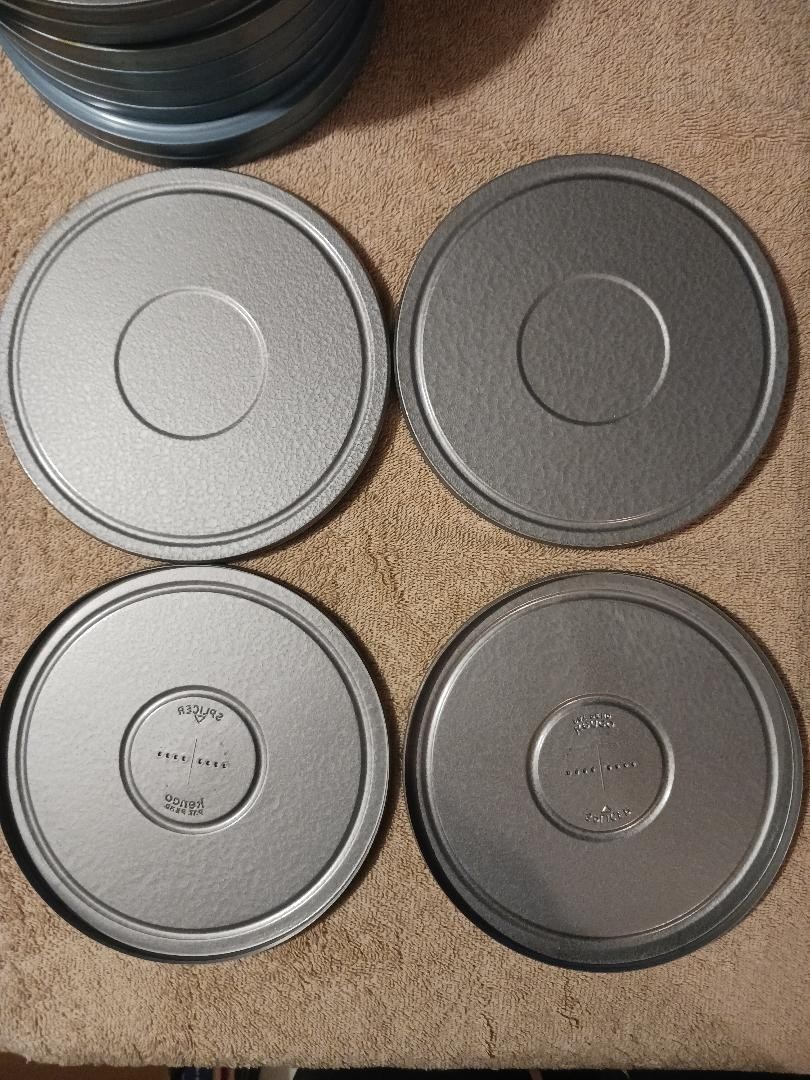 Kenco grey film case & reel 8mm standard 8 lot of 2