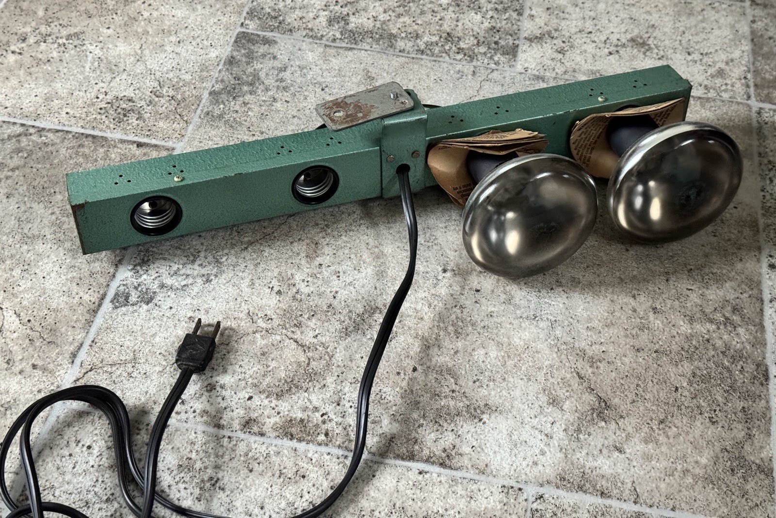 Vintage 1950s–60s PM V-PAK Bar Lite Studio Light Kit – AREL PM4 Compact Green