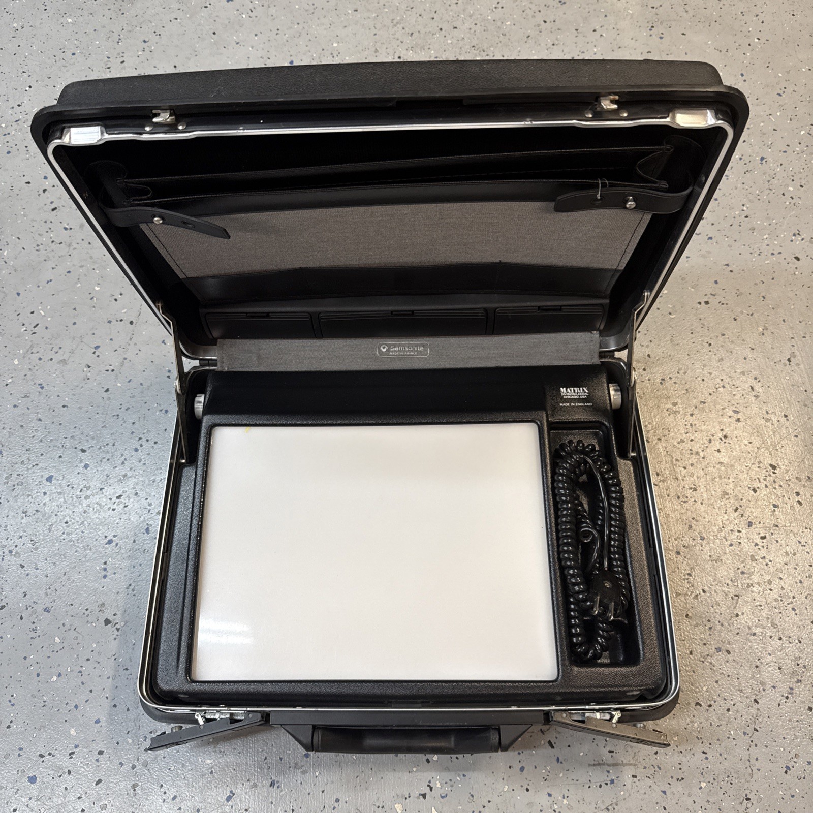 Matrix Leedal Tattoo Lightbox Photography Briefcase SV-1 Samsonite RARE