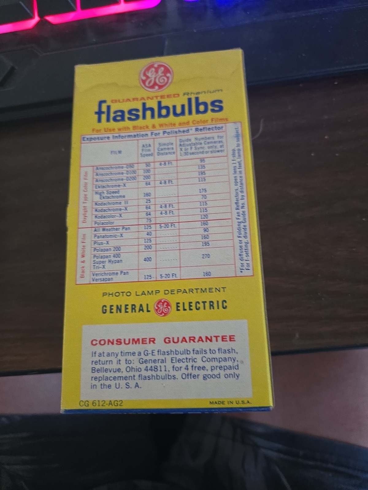 Lot of 2 Boxes GE Flashbulbs 24 M2B Blue Bulbs Vintage New Old Stock