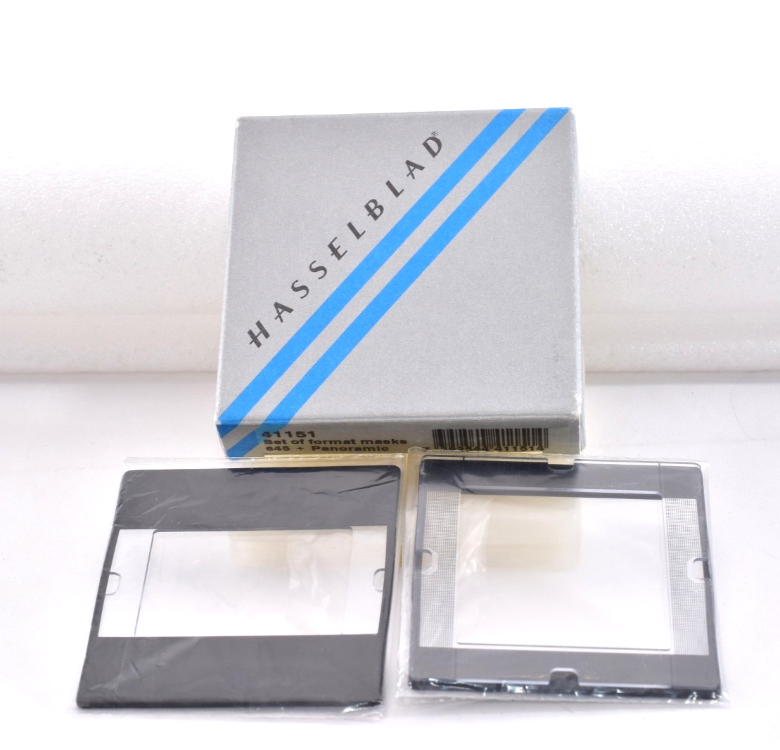 Box [MINT] Hasselblad 41151 Set of Format Masks 645 + Panoramic 6×4.5 6×3