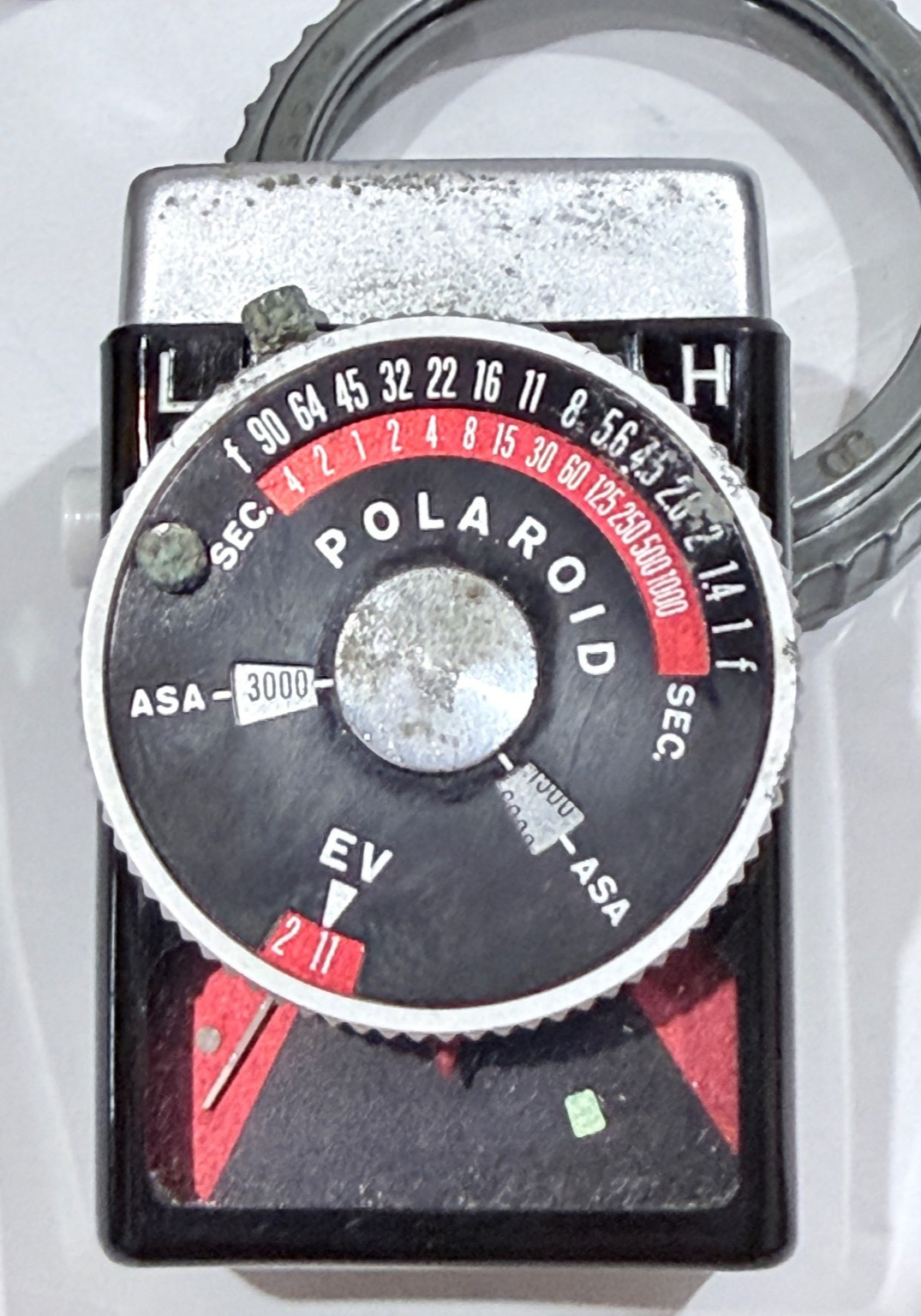 Vintage Polaroid Close-up Lenses (#1,2,4) and Light Meter #628 (untested), lot