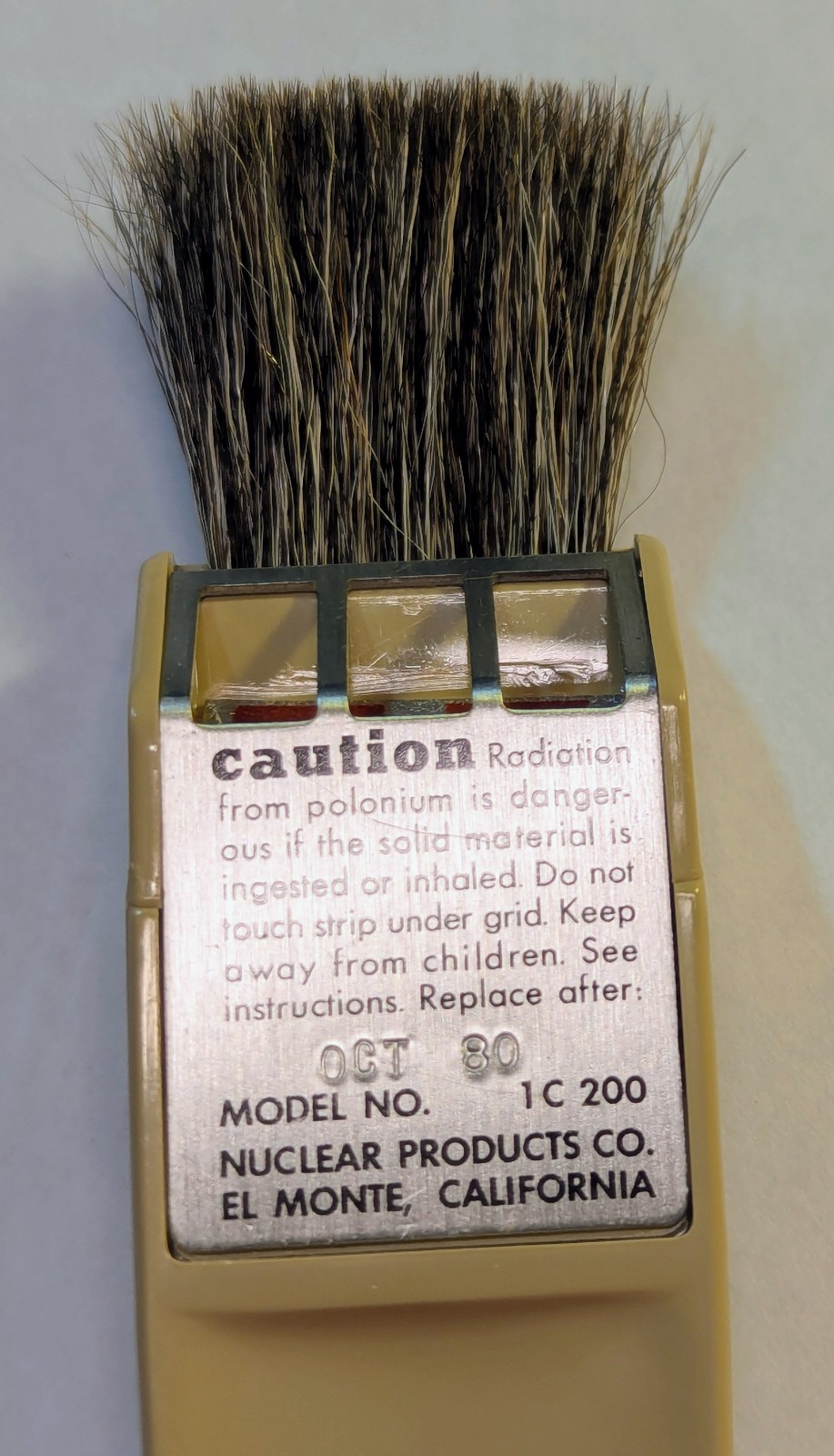 VINTAGE 1970’s Staticmaster 1C200 BRUSH CLEANS PHOTOGRAPHY FILM, LENSES, RECORDS