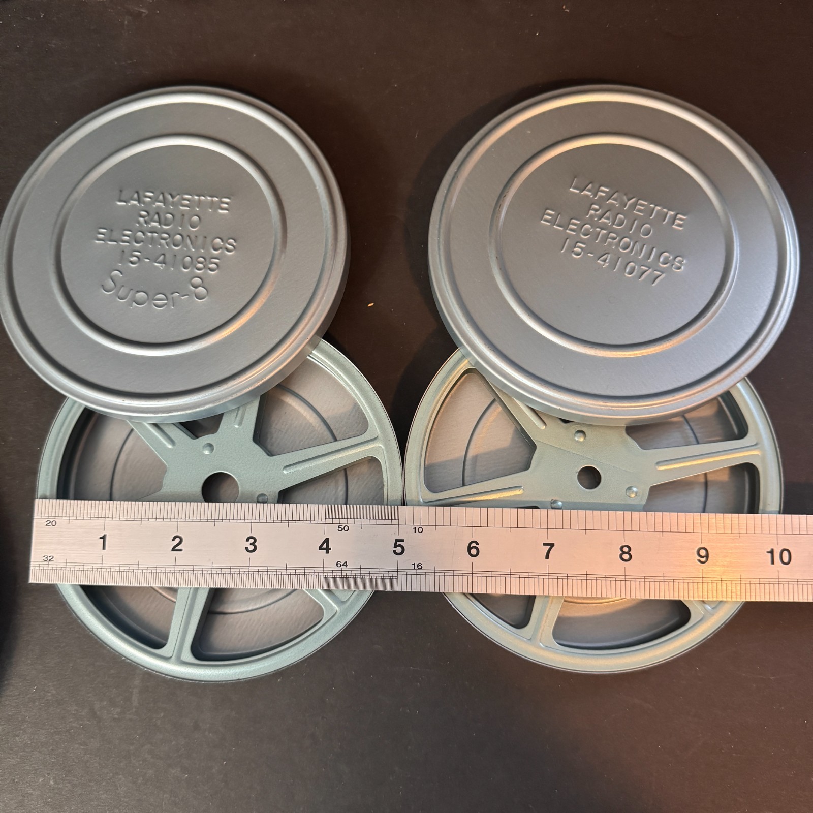 Large Lot 8mm Super 8 Take Up Reels – 3″ 5″ 7″