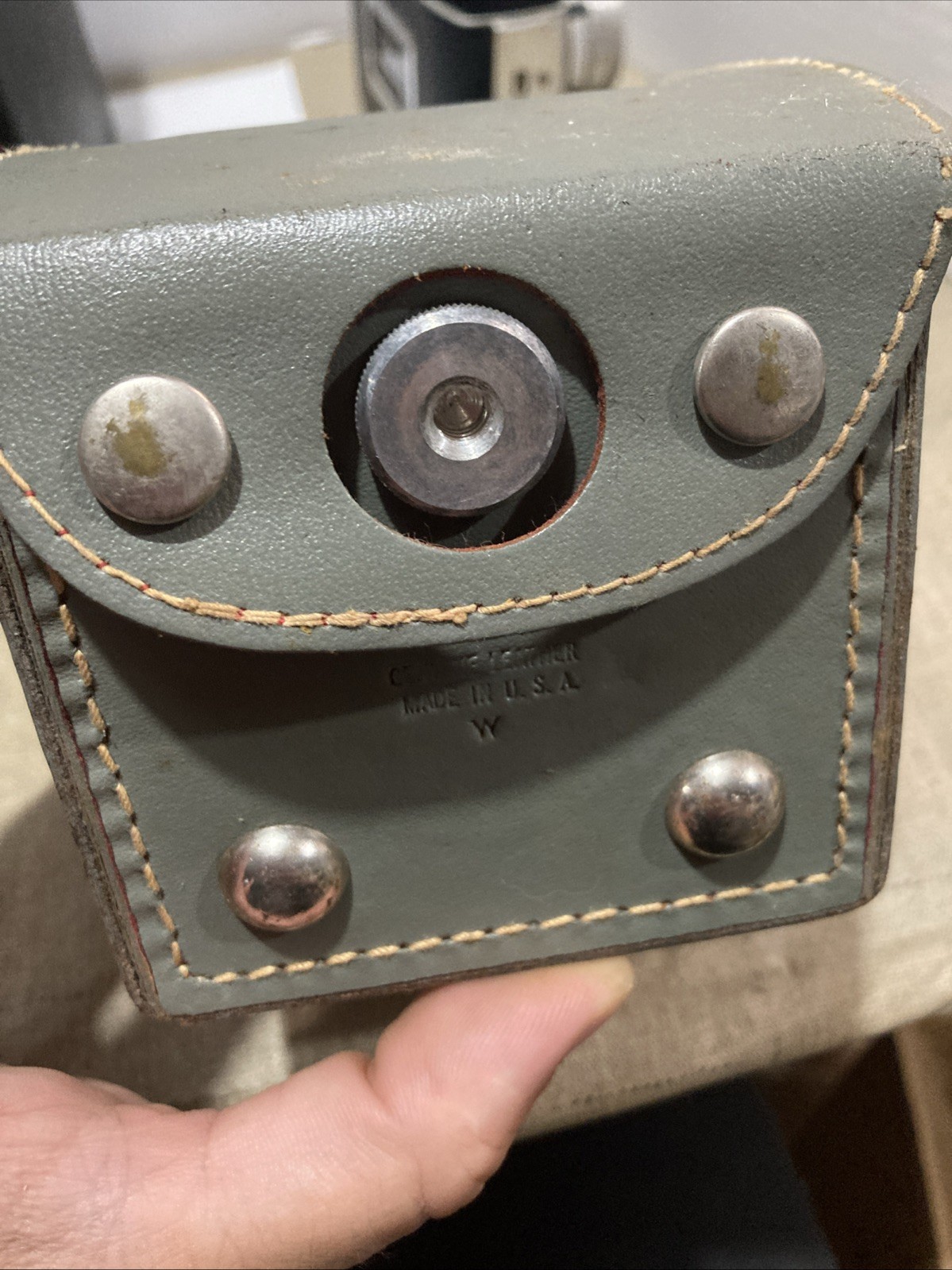 Antique Vintage Retro Ansco CAMERA CASE Leather Uncommon Old Photography