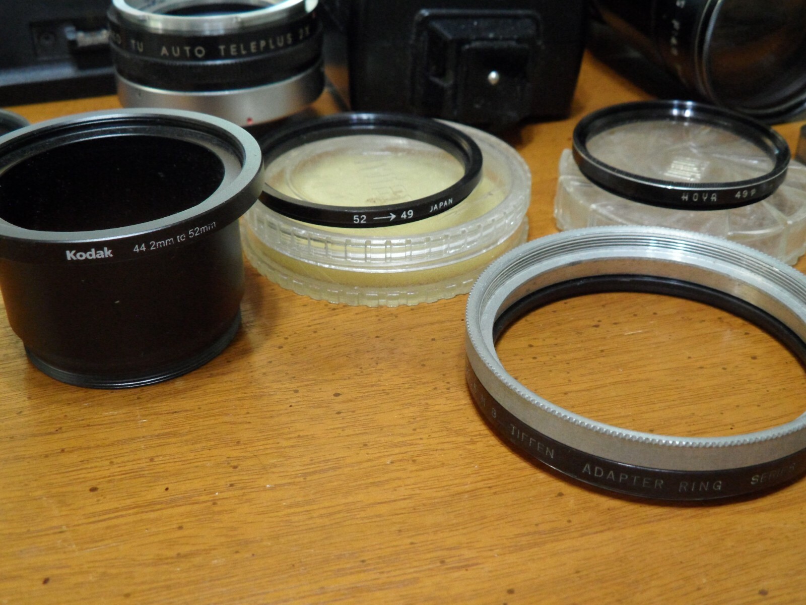 Camera Lot of Miscellaneous Lens Extenders Flash Devices SOLD AS IS Kodak Opteka