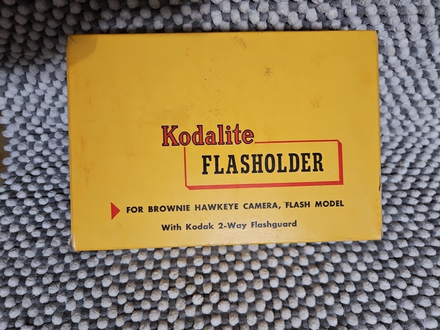 Vintage Kodalite Flasholder with Original Box Black No. 177F