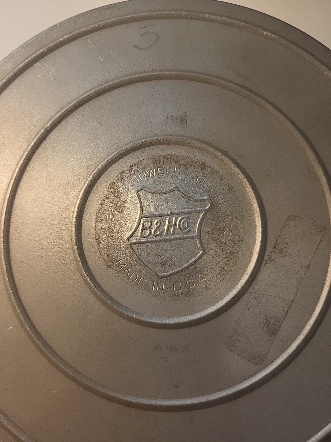 Vintage B&h co. Film Reel And Case