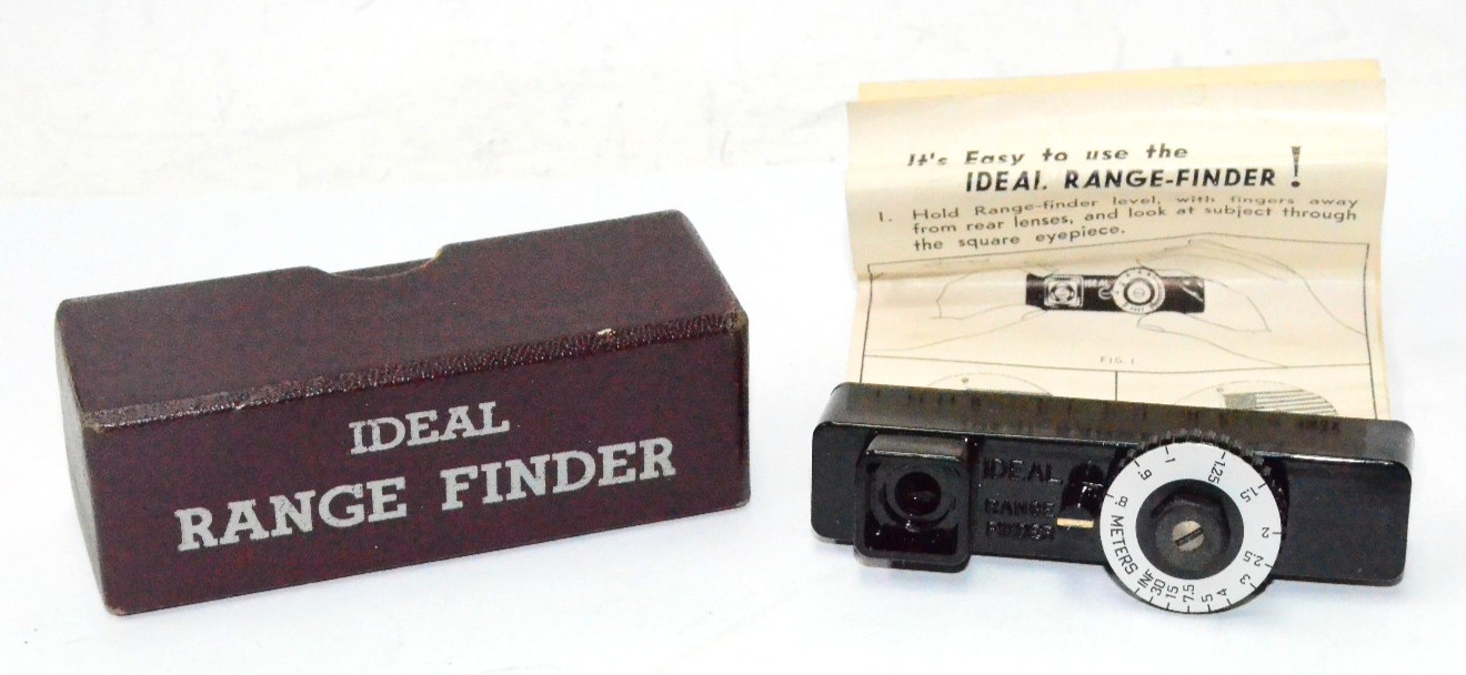 Ideal Pocket Size Range Finder Federal Instrument Corp in Original Box w/manual.